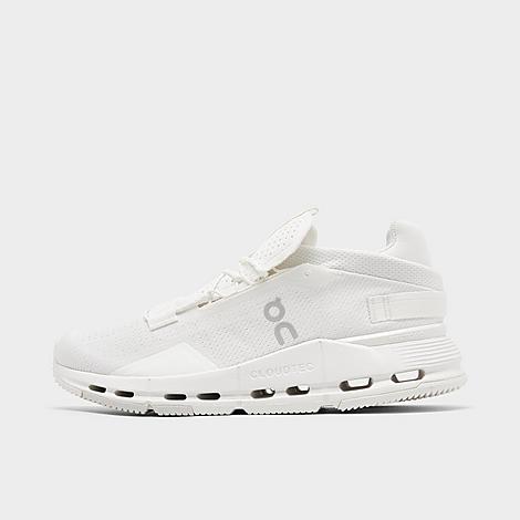 On Women's Cloudnova 2 Running Shoes in All White Size: 6.5