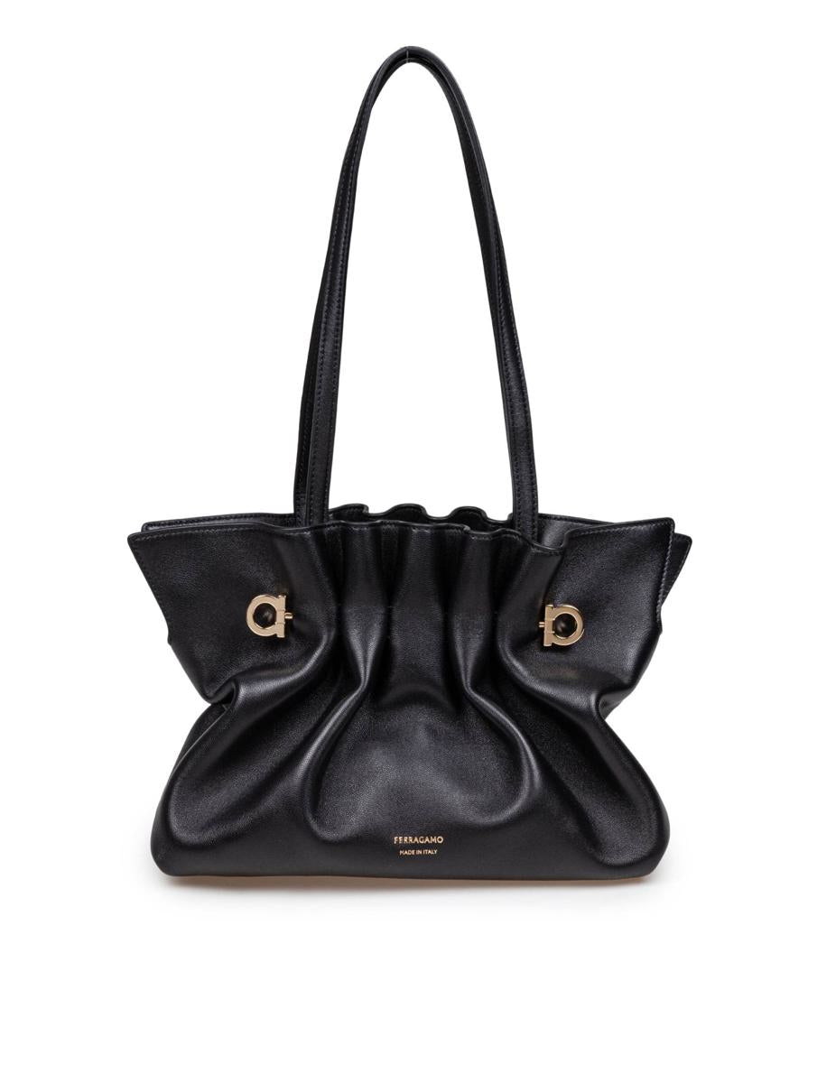Salvatore Ferragamo Shoulder Bag In Soft Nappa