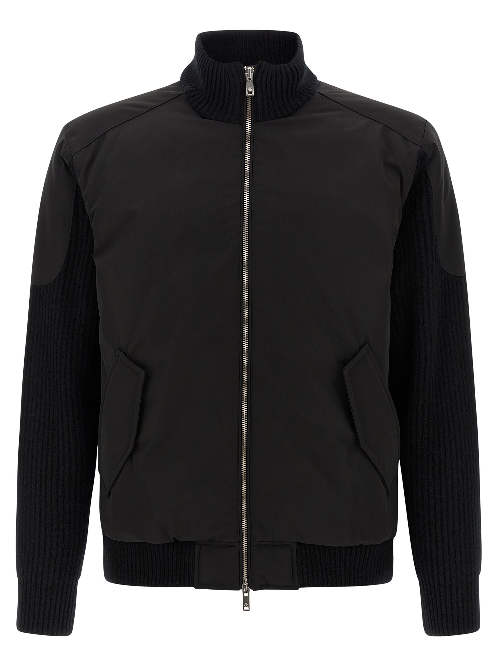 Moose Knuckles magnus Knit Hybrid Bomber Jacket