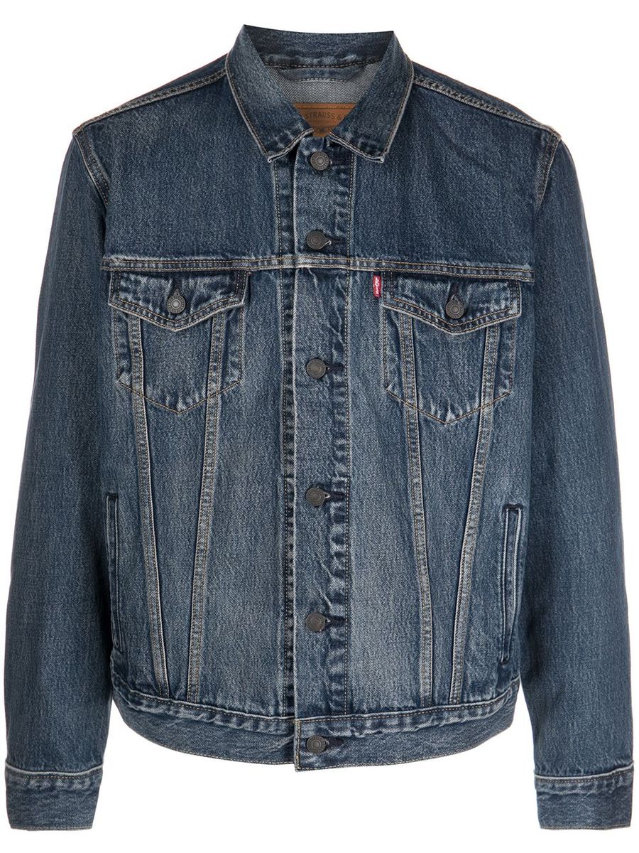 Levi'S Blue Cotton Denim Jacket