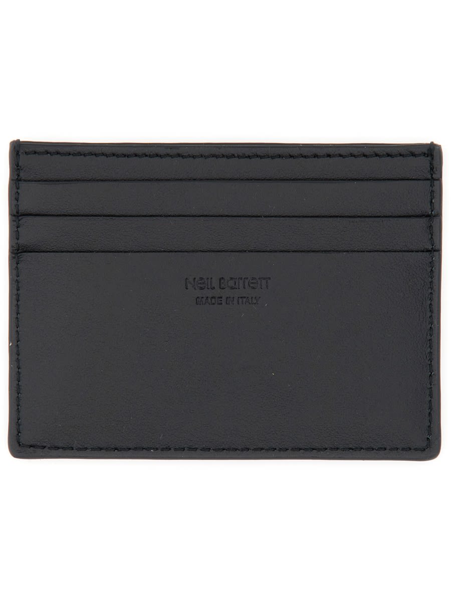 Neil Barrett Fair-isle Card Holder