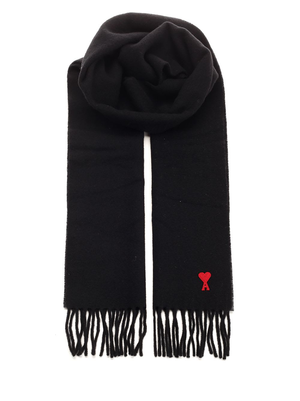 Ami Alexandre Mattiussi Wool Scarf