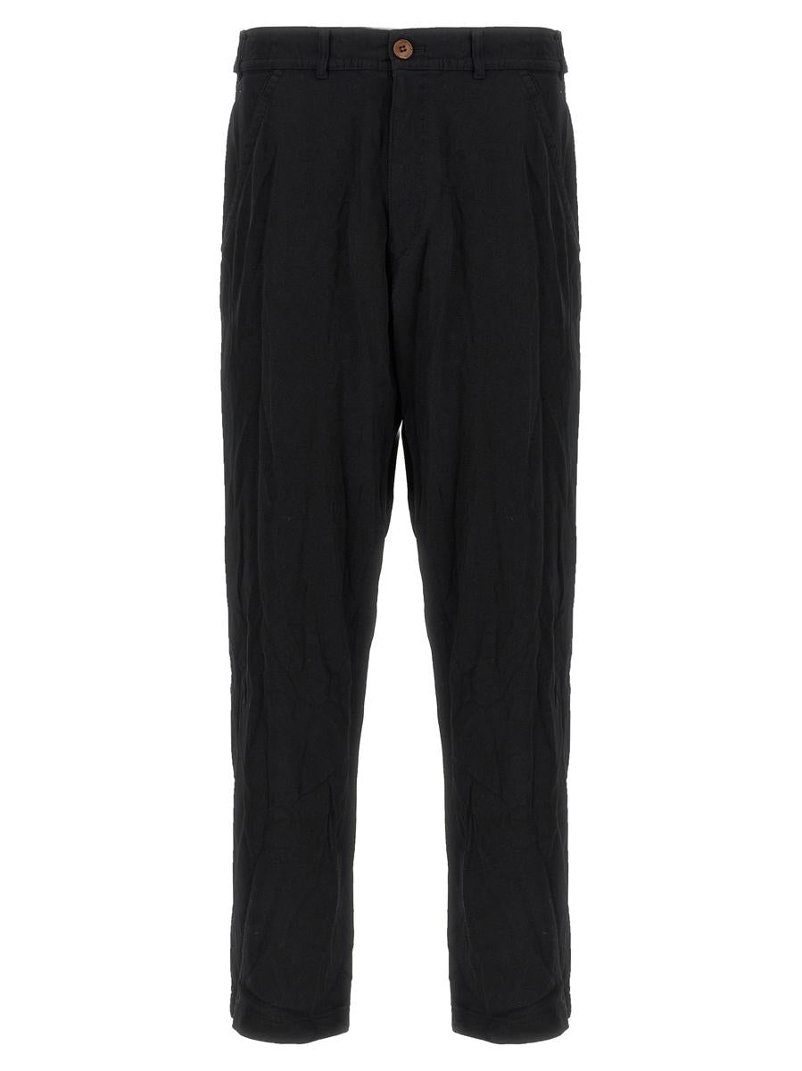 Comme Des Garçons Crinkled Pants