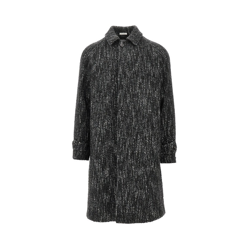 BRERAS Wool-blend tweed coat Man