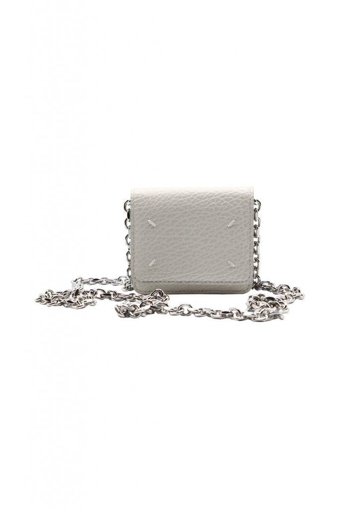 Maison Margiela Grainy Leather Wallet Chain Bags