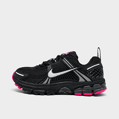 Nike Girls Big Kids Vomero 5 Casual Shoes in Black/Pink Blast/Metallic Platinum Size: 3.5