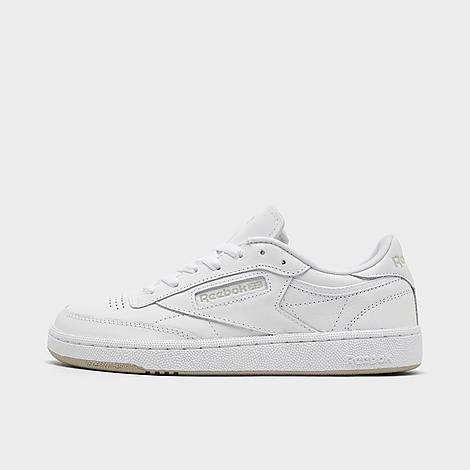 Reebok Women's Club C 85 Casual Shoes in White/Beige Size: 6.0
