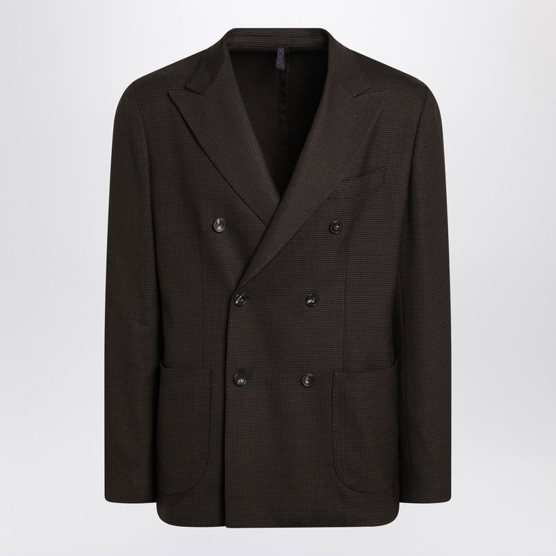 Santaniello Checked Double Breasted Jacket