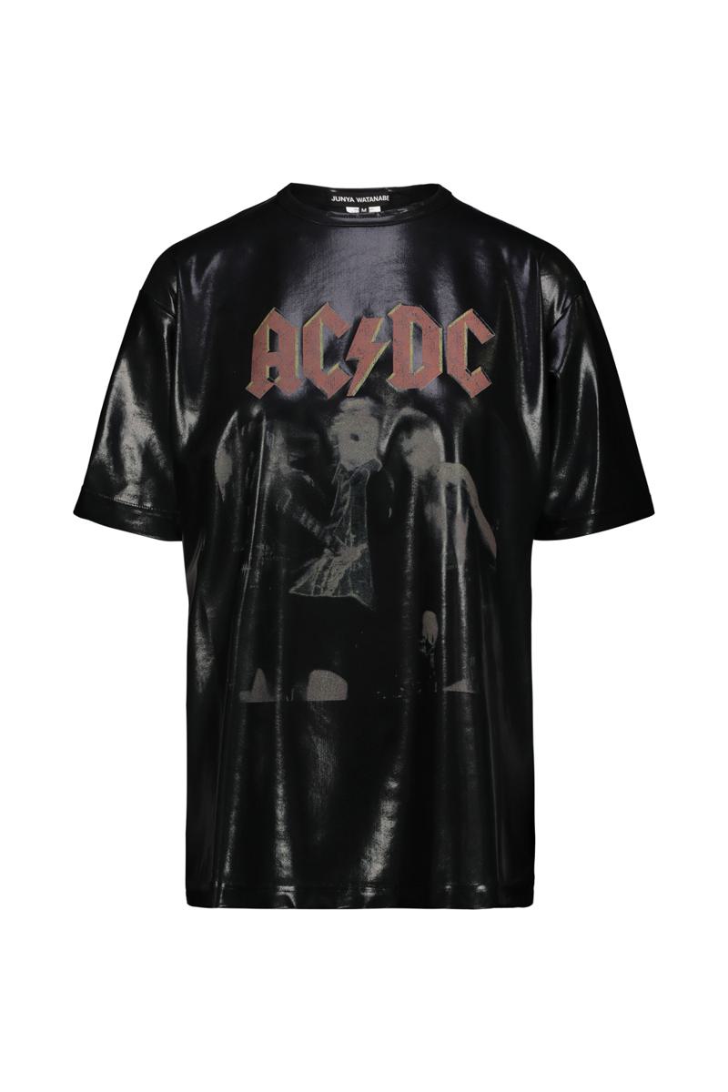 Junya Watanabe Ac-Dc Print T-Shirt Clothing