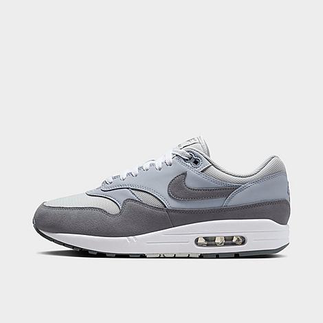 Nike Men's Air Max 1 Casual Shoes in Photon Dust/Wolf Grey/White Size: 6.0