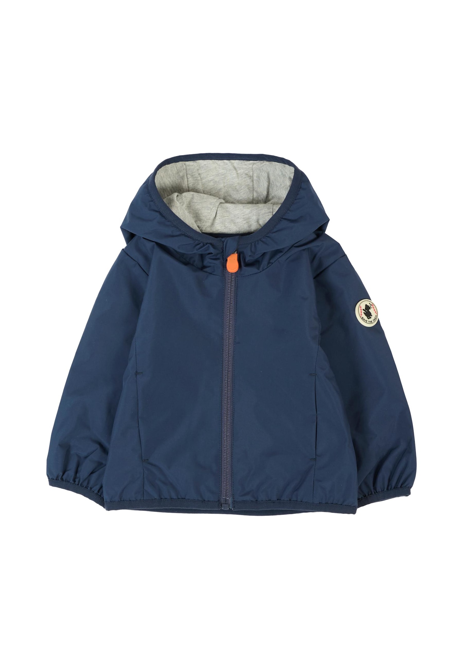 Save the Duck Blue Coco Windbreaker For Baby Boywith Logo