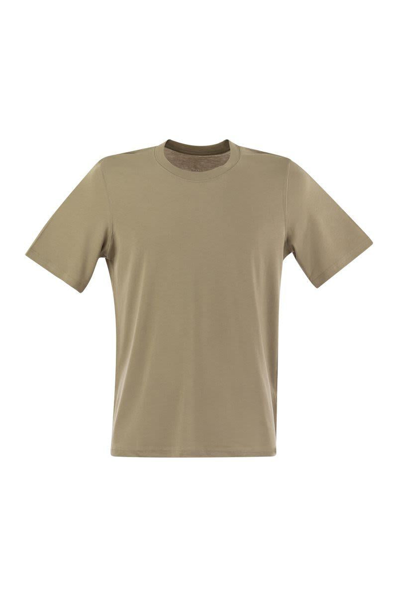 Majestic Filatures Short-Sleeved T-Shirt In Lyocell And Cotton