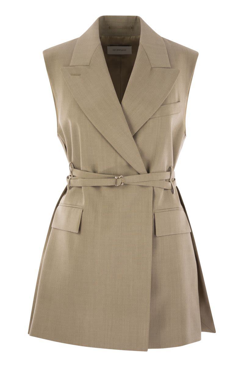 Sportmax Ciurma - Sleeveless Long Blazer