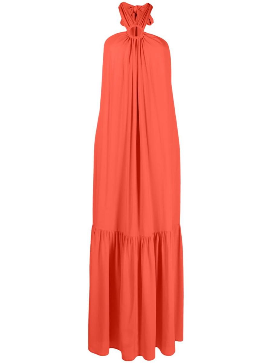 Erika Cavallini Silk Blend Long Dress