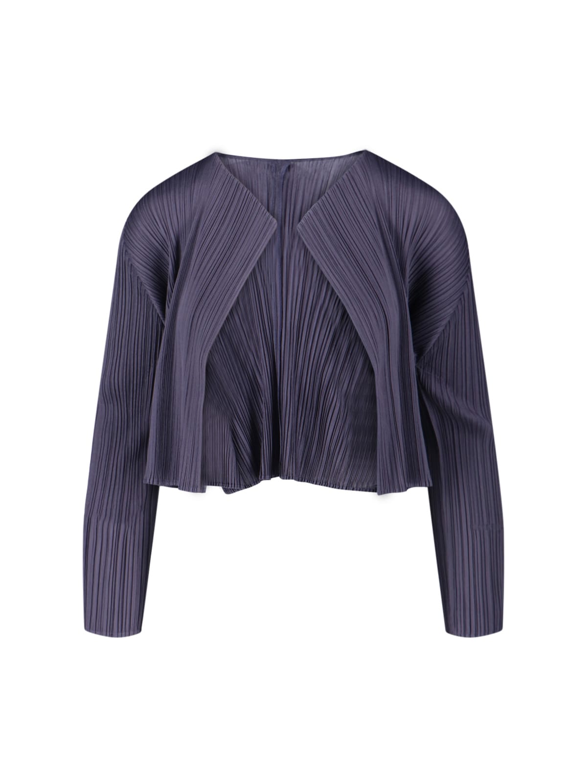 Pleats Please Issey Miyake Pleated Cardigan
