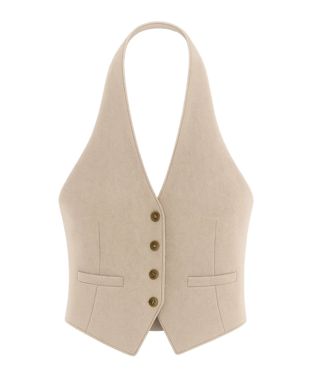 Tailored Halter Vest