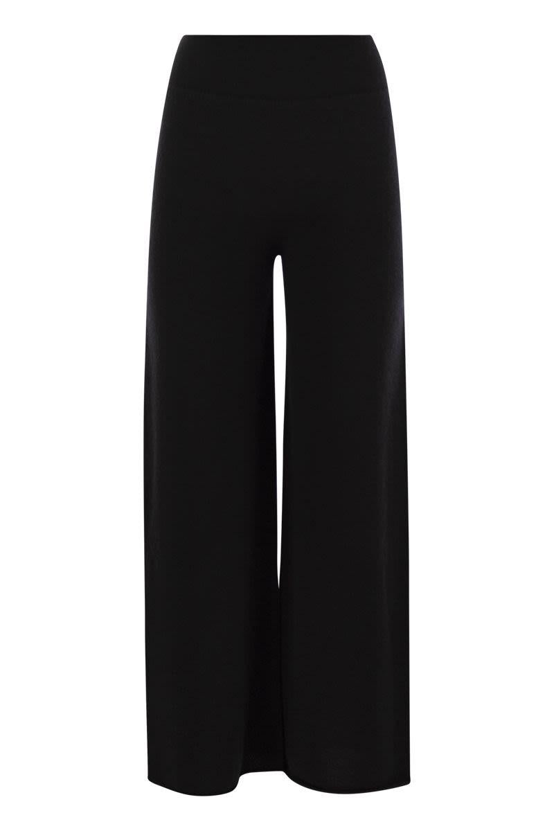 Vanisé Cashmere Wide-Leg Trousers