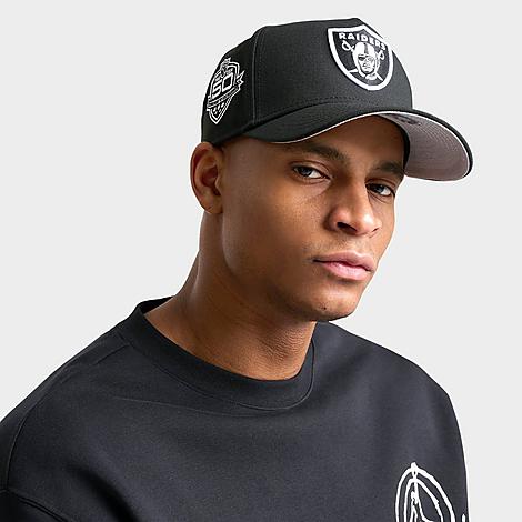 New Era Las Vegas Raiders NFL 9FORTY Snapback Hat in Black/Silver