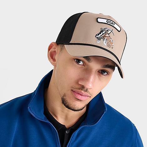Goorin Bros. GB2 GOAT Trucker Hat in Khaki/Black
