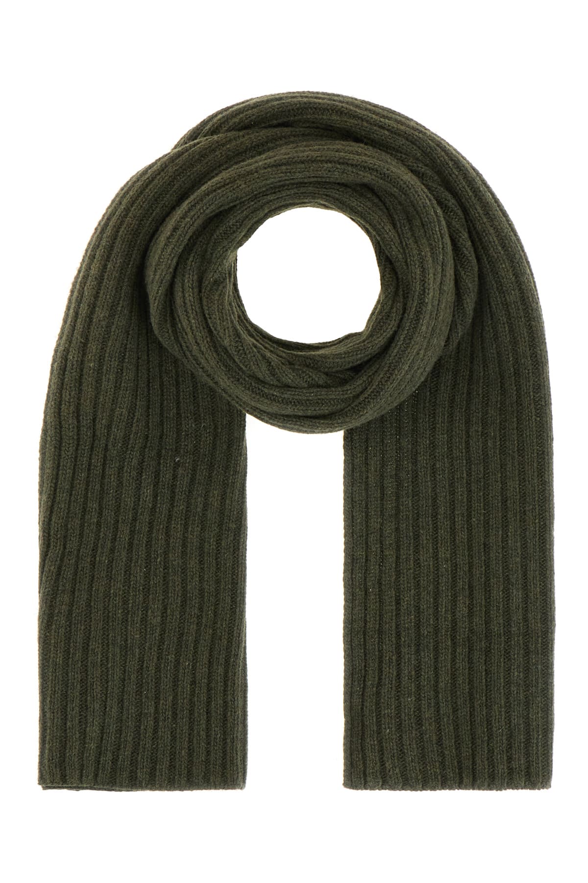 Peuterey Military Green Nylon Blend Scarf