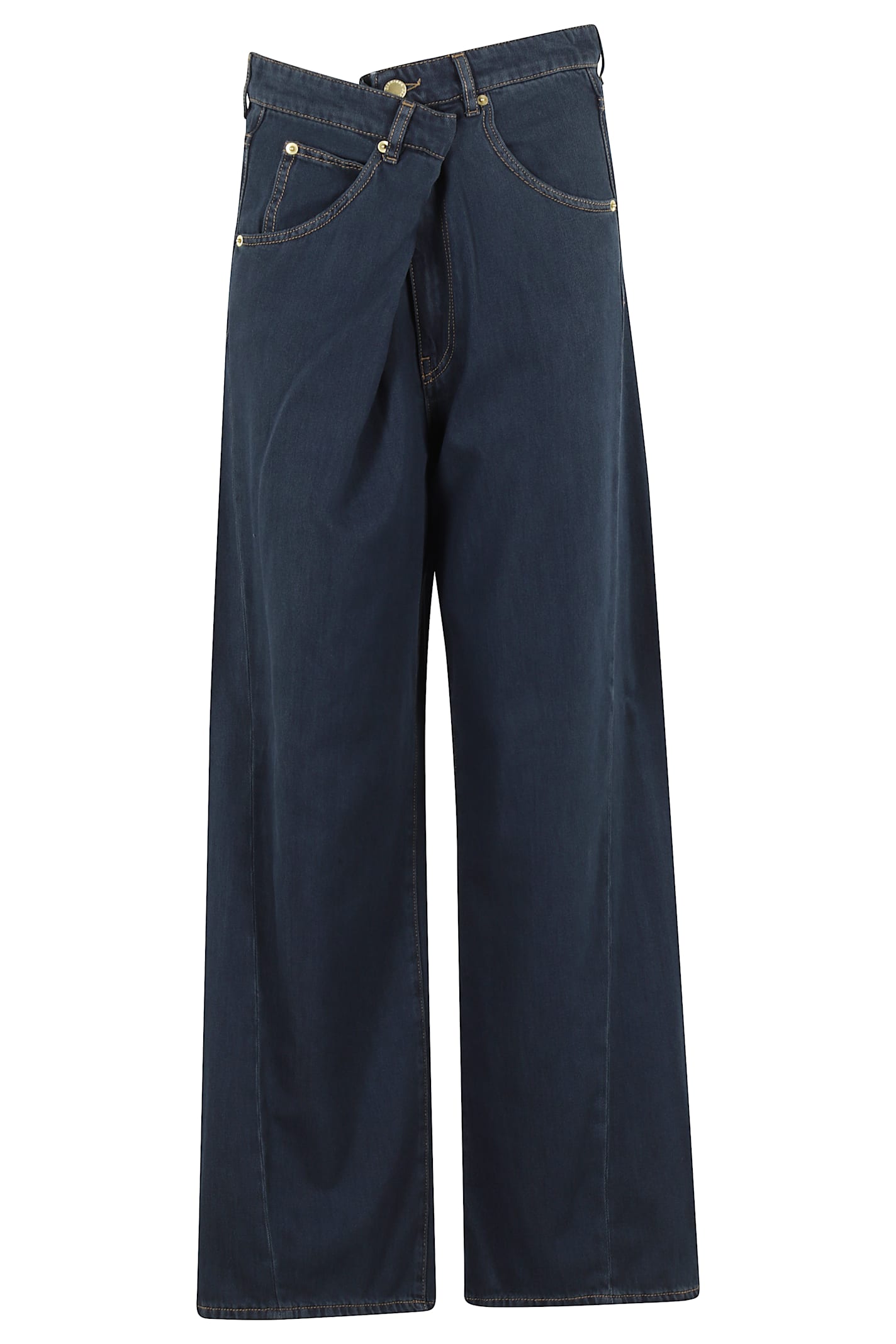 DARKPARK Ines Fold Over Tencel Denim