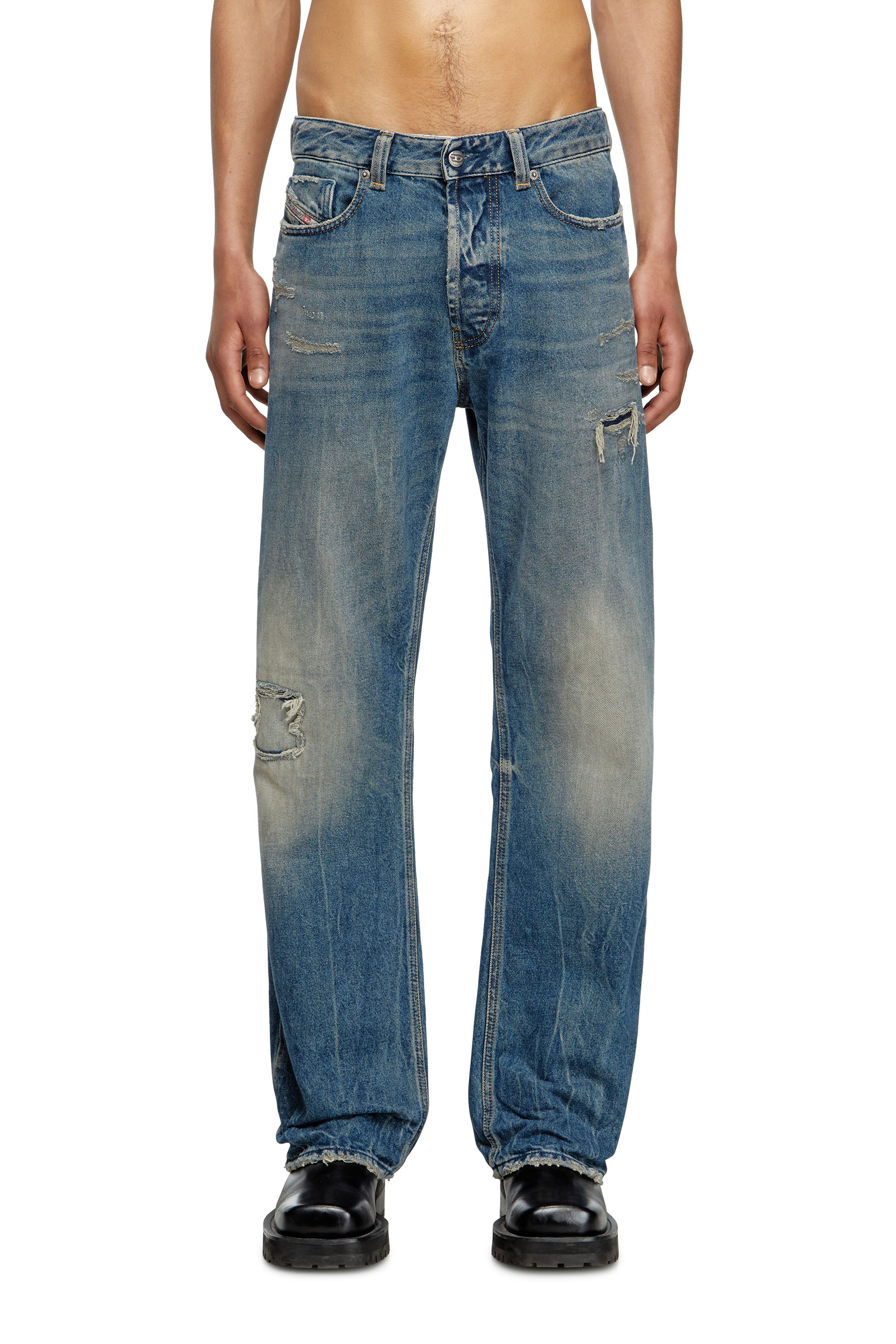 Diesel - Relaxed Jeans - 1980 D-Eeper - Jeans - Man - Blue