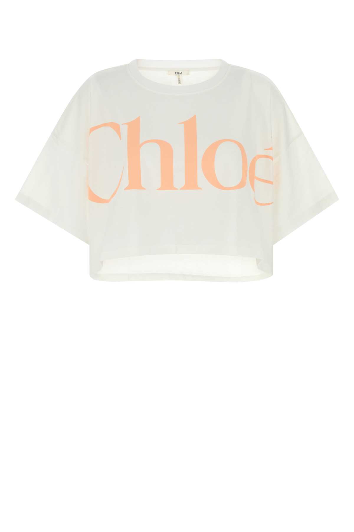 Chloé White Cotton Oversize T-shirt