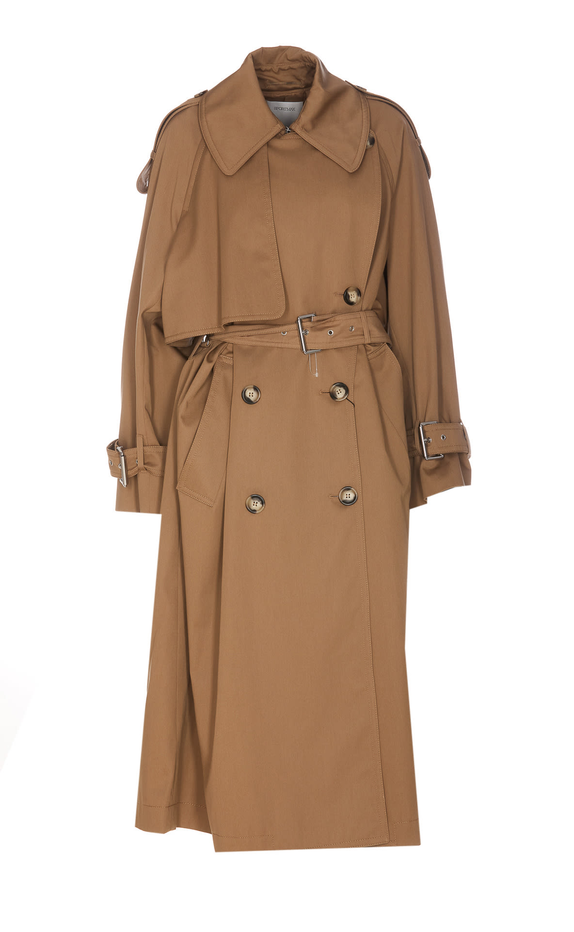 SportMax Doublebreasted Belted Coat