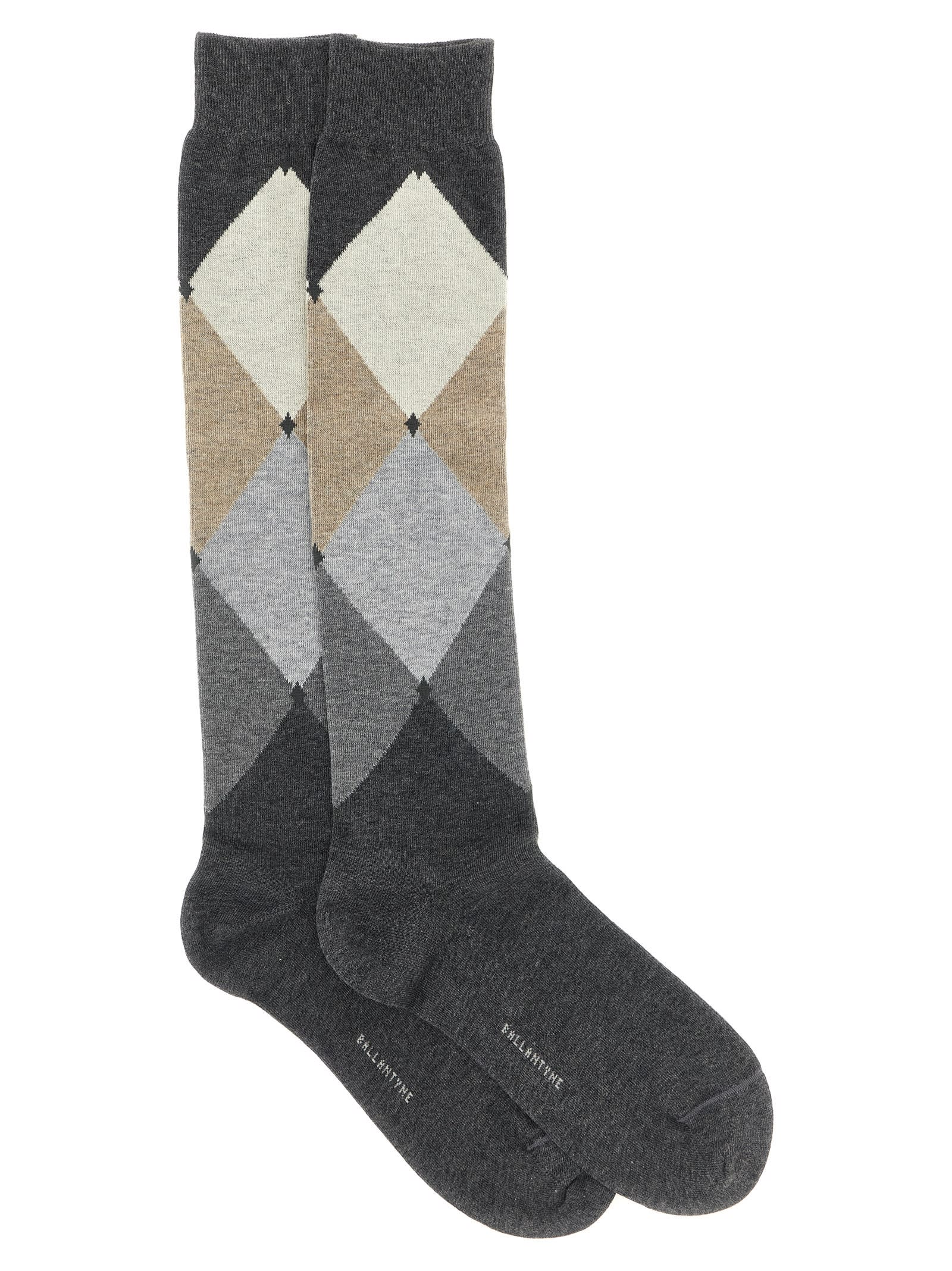 Ballantyne Diamond-shaped Socks