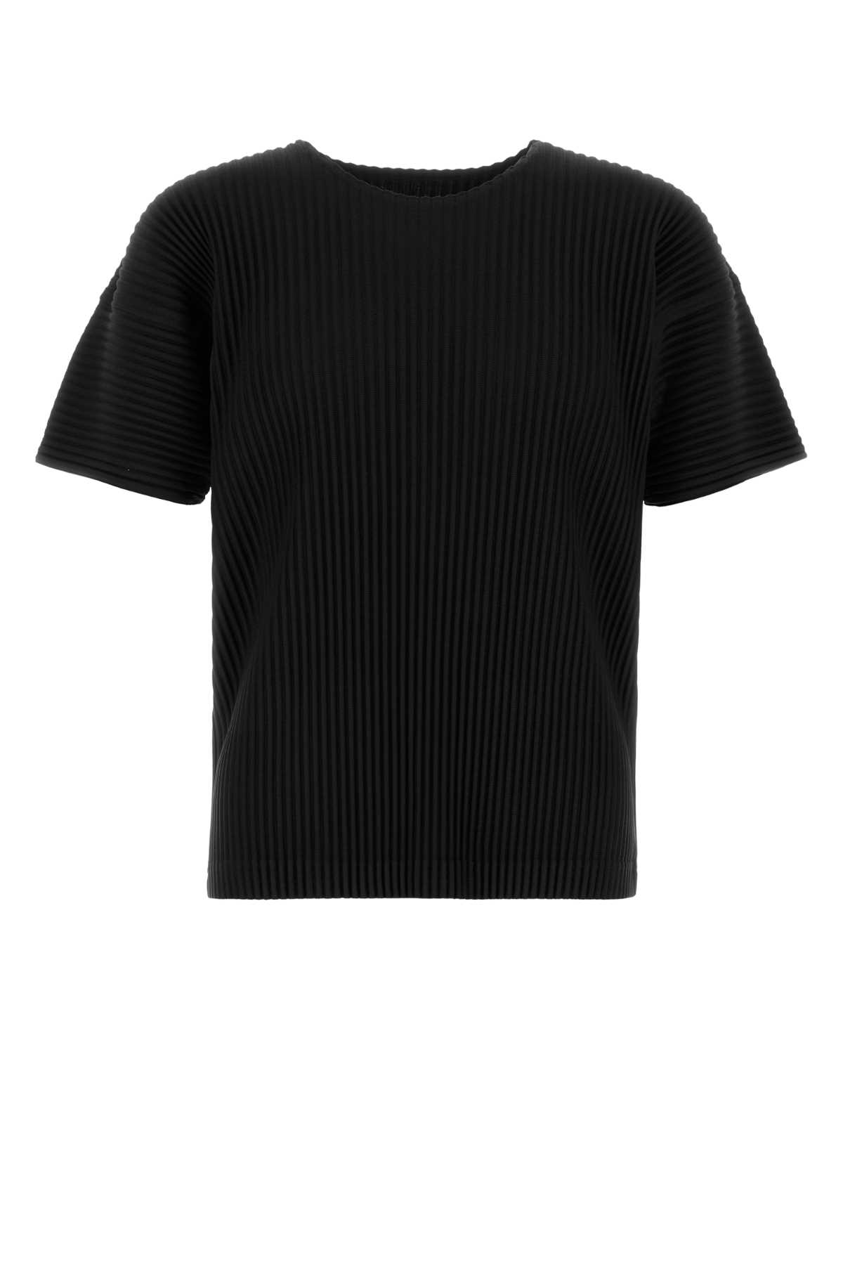 Homme Plissé Issey Miyake Black Polyester T-shirt