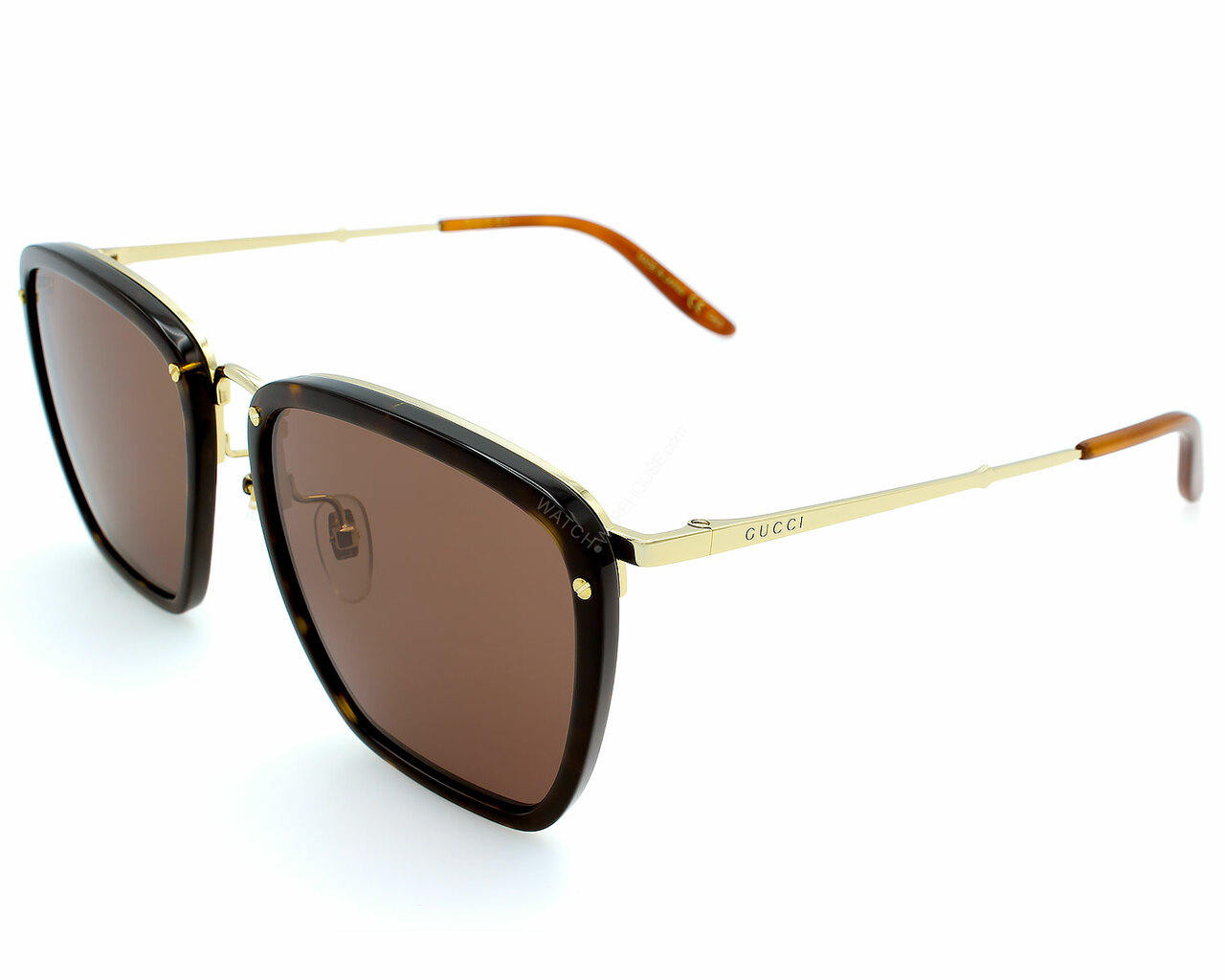 GUCCI Havana/Brown Lens 56-20-145MM Men's Sunglasses GG0673S 002