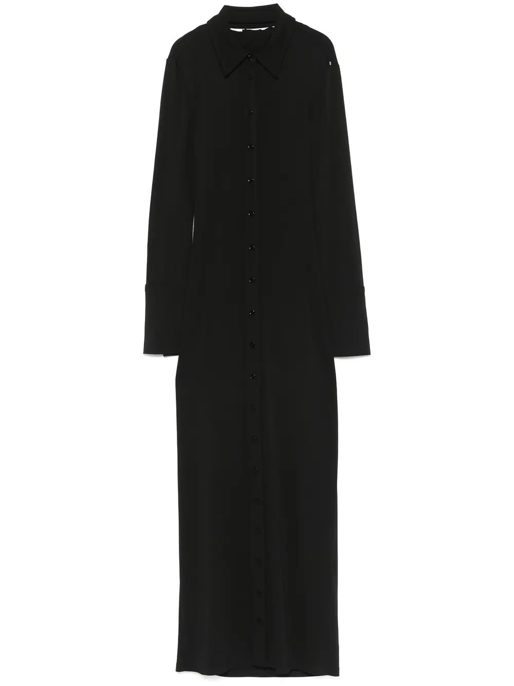 SportMax Black Nias Chemisier Long Dress