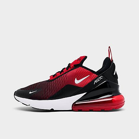 Nike Big Kids Air Max 270 Casual Shoes in Gym Red/Black/White Size: 3.5