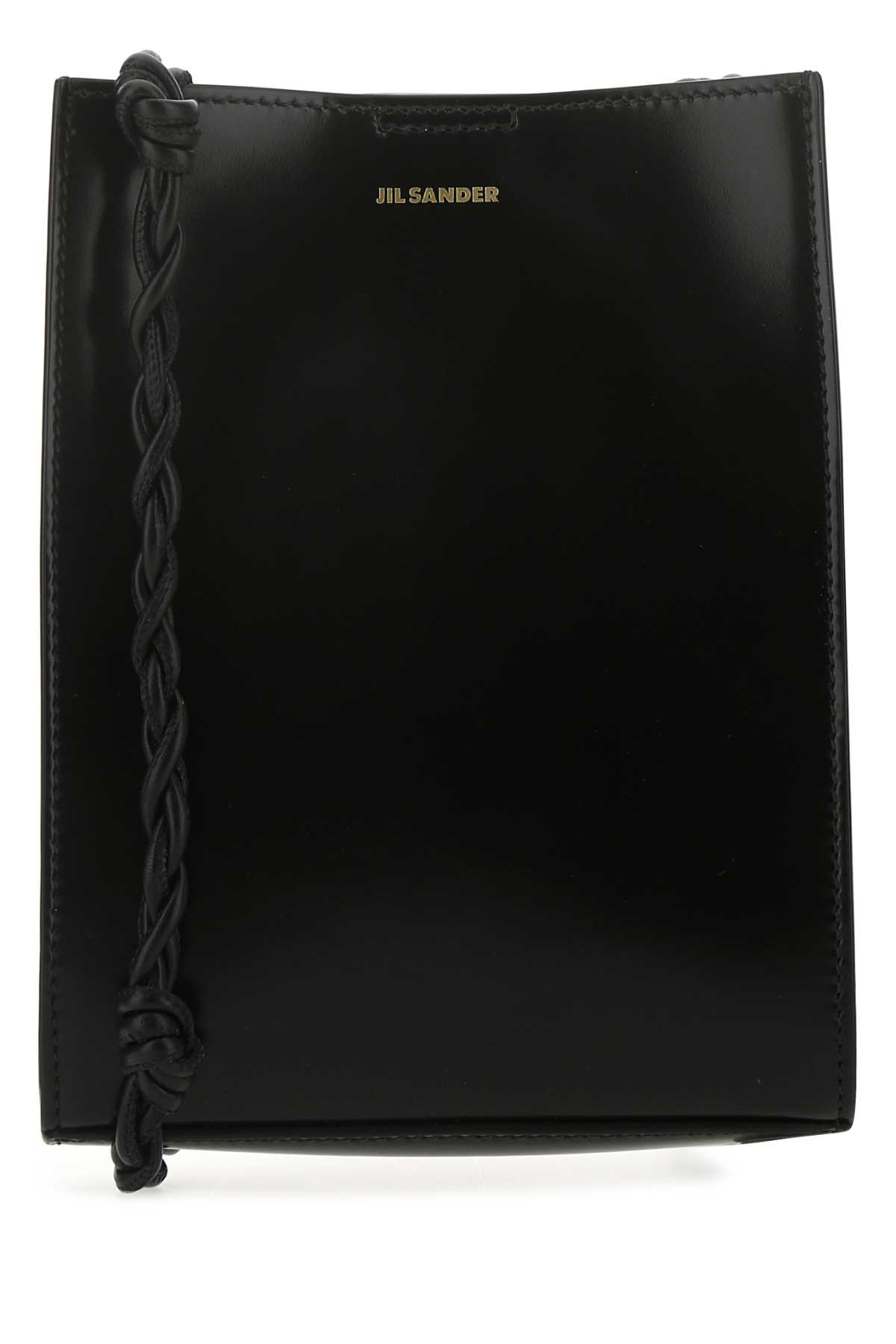 Jil Sander Black Leather Small Tangle Shoulder Bag