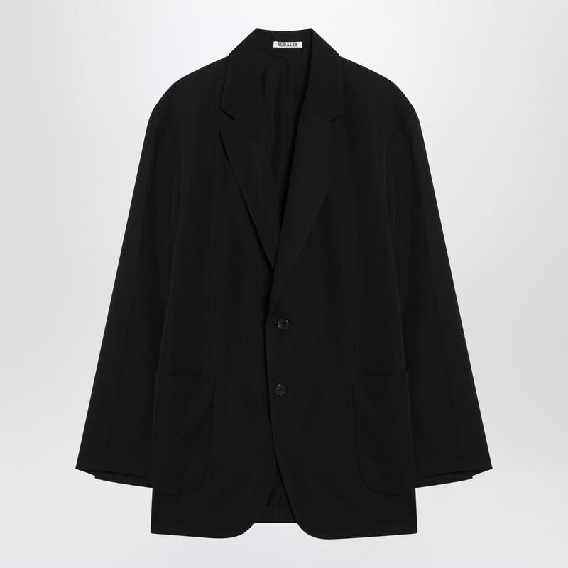 Auralee Single-Breasted Jacket In And