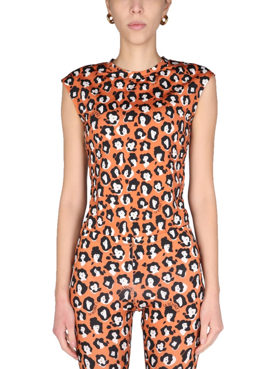 La DoubleJ lady Leopard T-shirt
