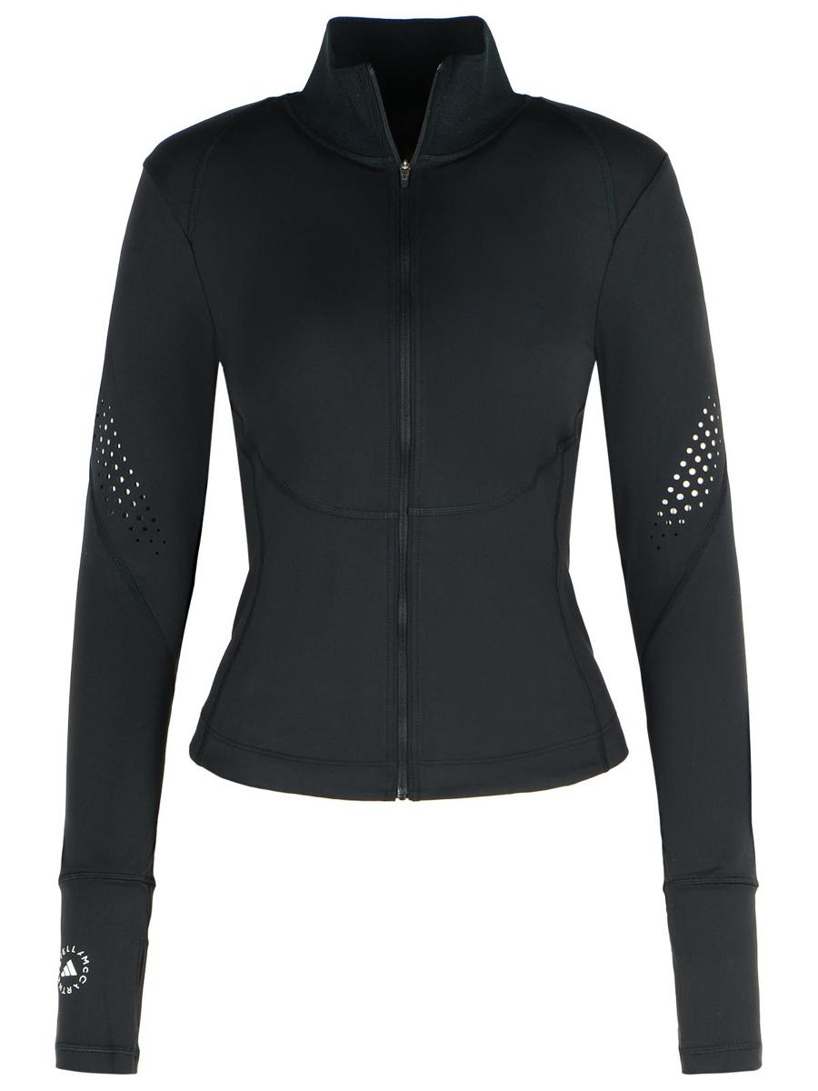 Adidas By Stella McCartney 'Tpr' Black Polyamide Blend Sweatshirt