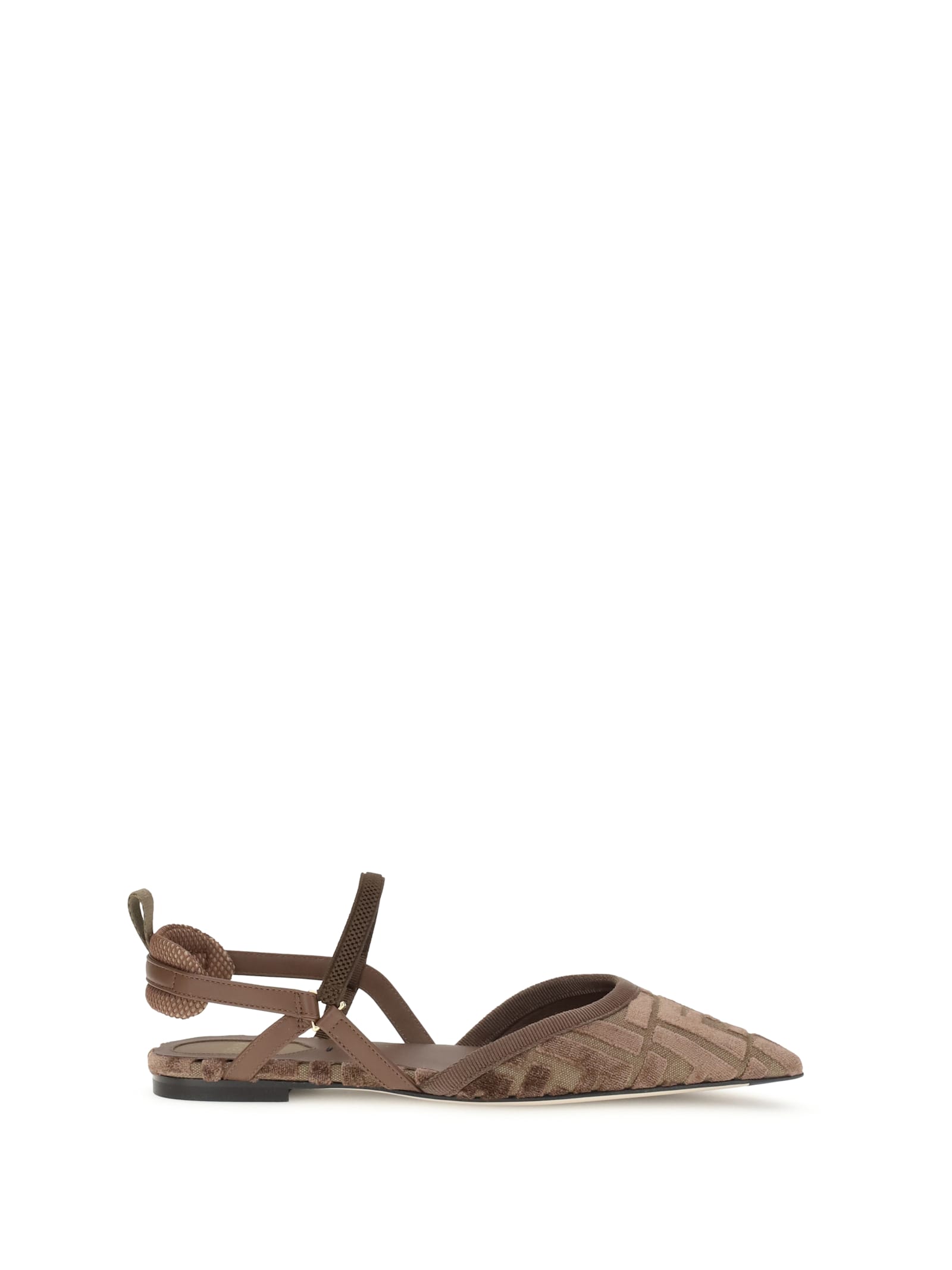 Fendi Colibrì Lite Slingback Ballerinas
