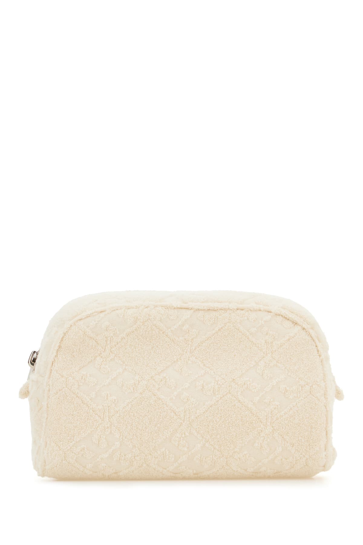 Tory Burch Ivory Fabric Clutch