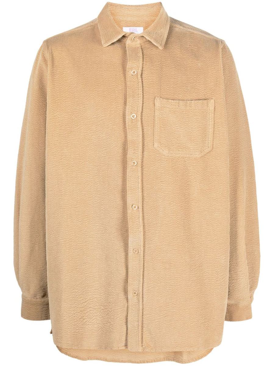 Erl Unisex Corduroy Shirt Woven Clothing