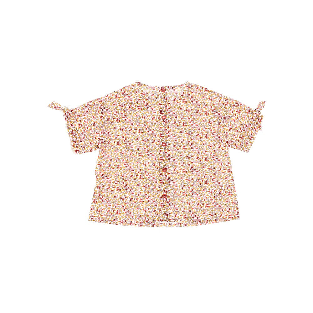 IL GUFO Liberty面料儿童衬衫