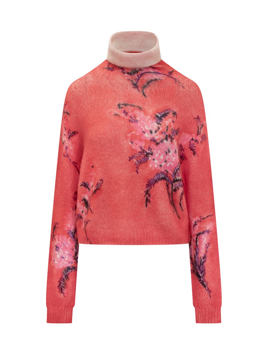 Des_Phemmes Des Phemmes Turtleneck Sweater With Print