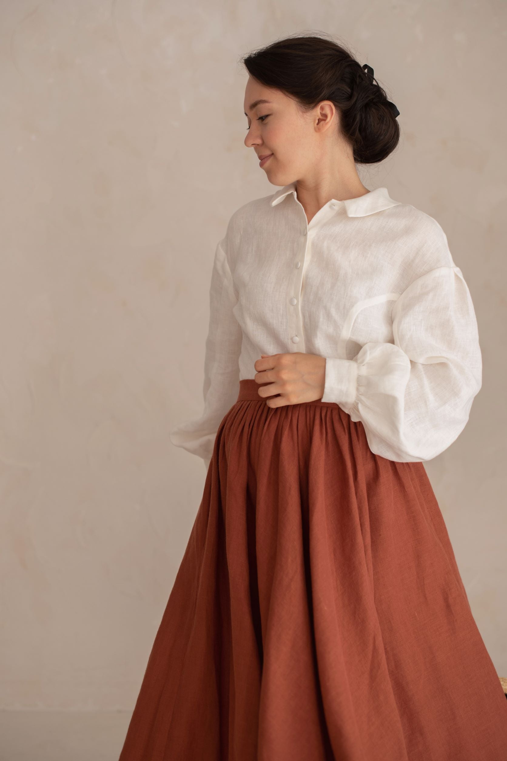 Meg Linen Blouse