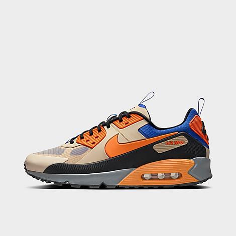 Nike Men's Air Max 90 Drift Casual Shoes in Rattan/Hyper Royal/Black Size: 7