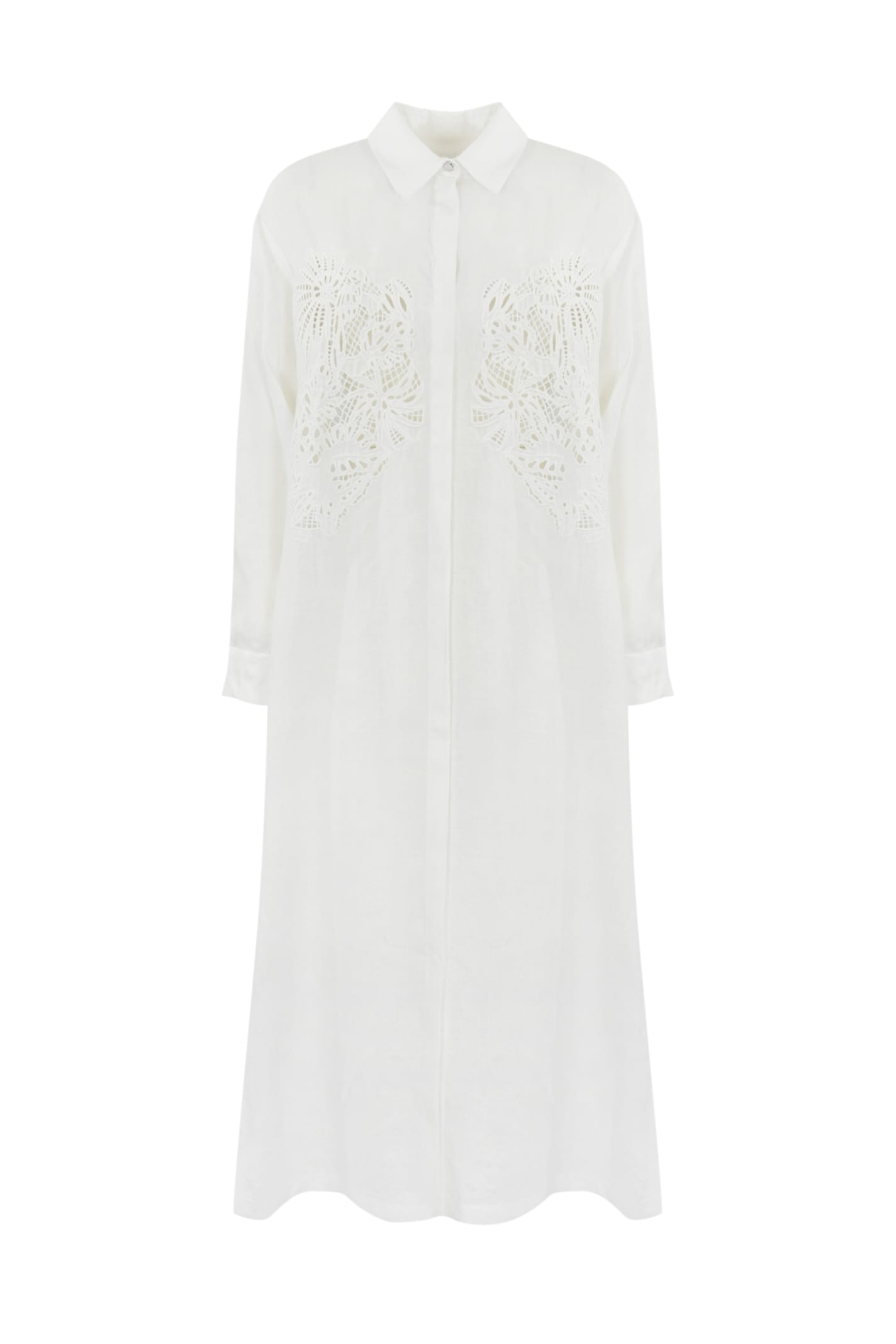Max Mara Studio Megaton Linen Shirt Dress