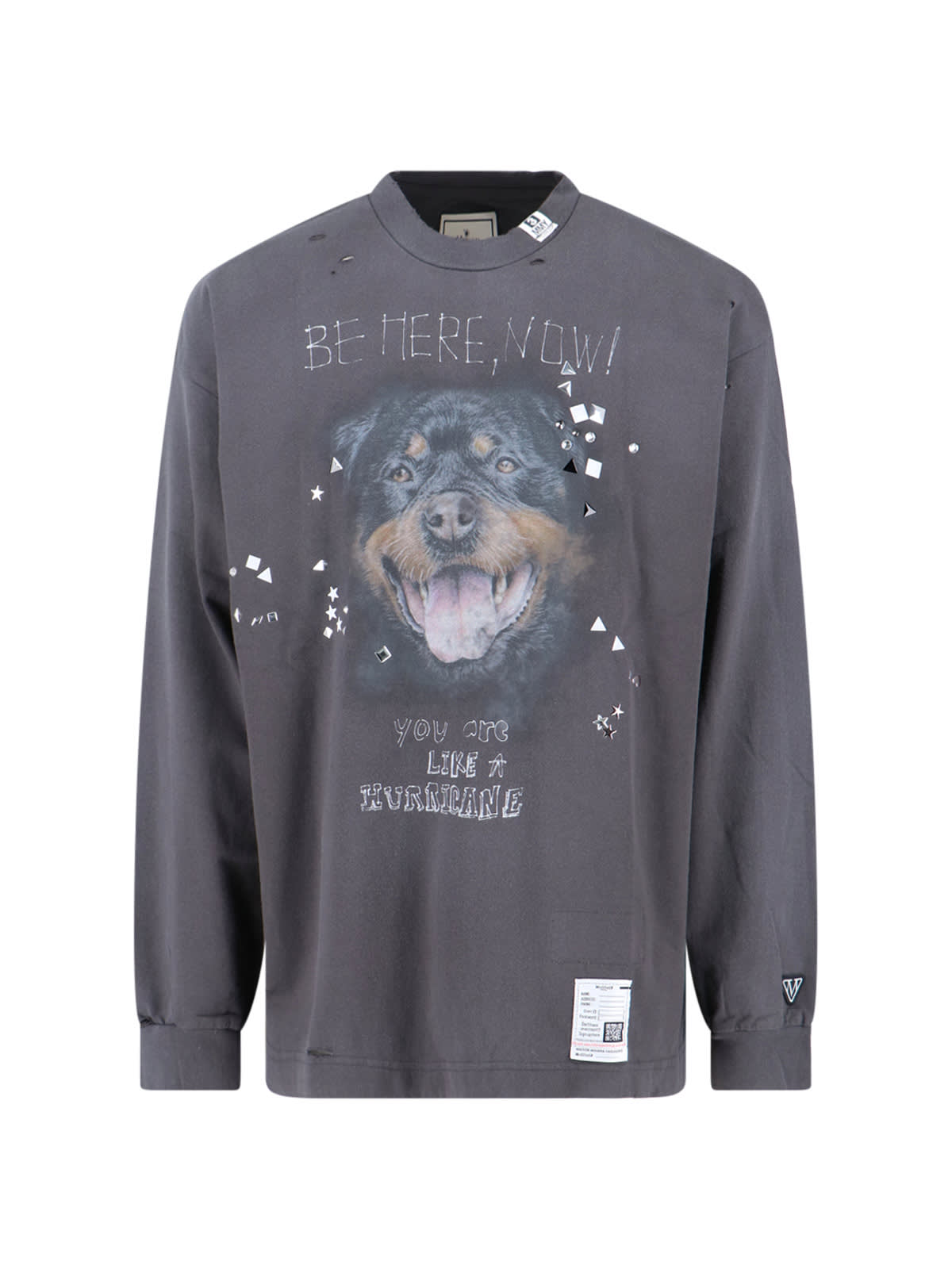 Mihara Yasuhiro Logo T-shirt With Studs