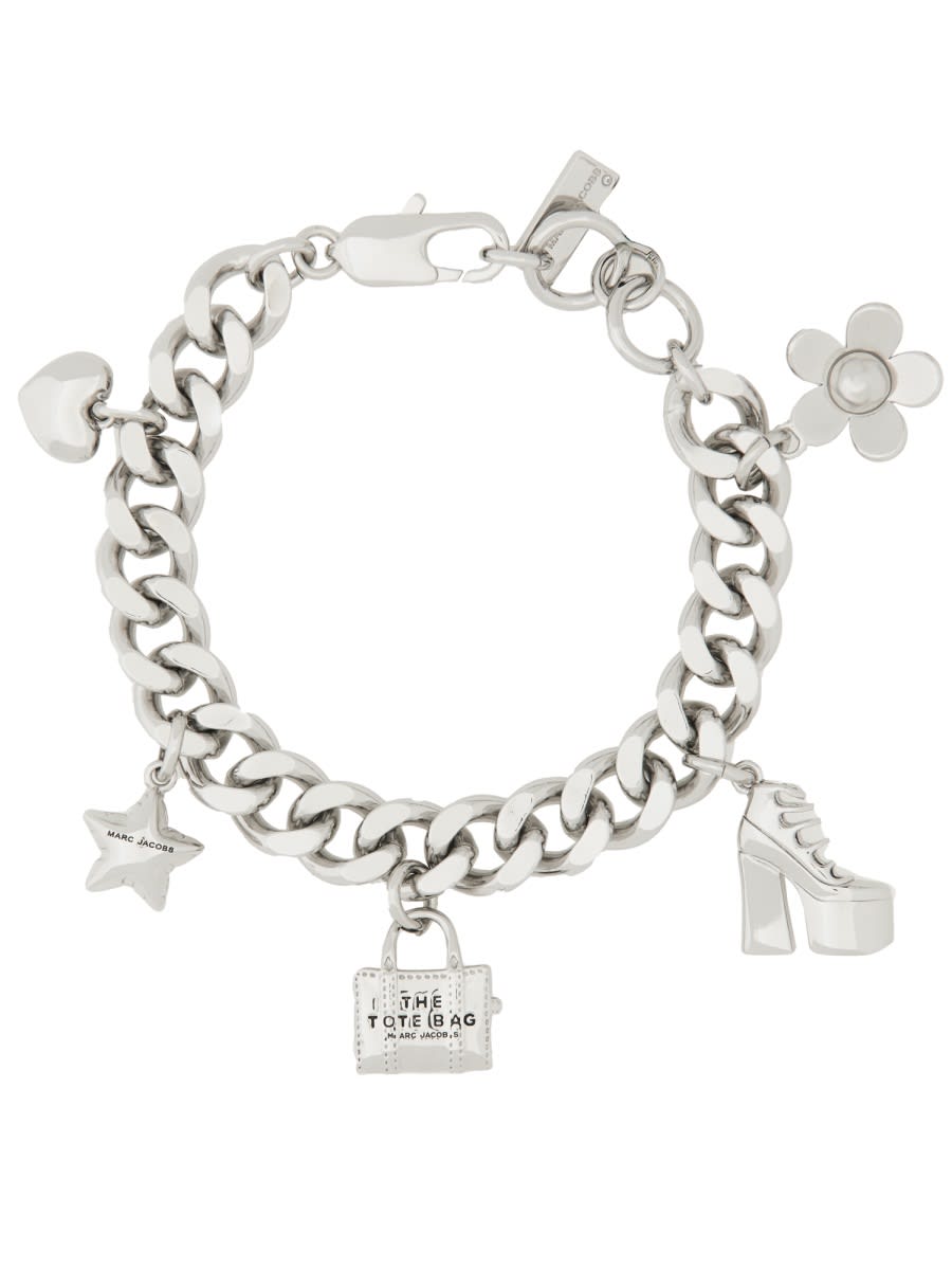 Marc Jacobs The Mini Icon Charm Chain Bracelet