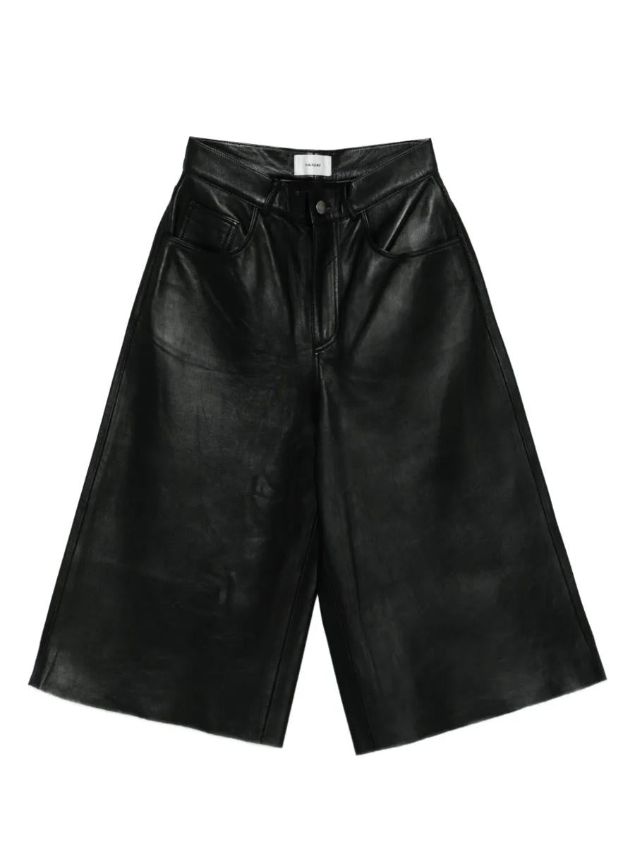 Haikure Leather Shorts