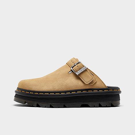 Dr. Martens Women's Zebzag Suede Slingback Mule Sandals in Savannah Tan Size: 5.0
