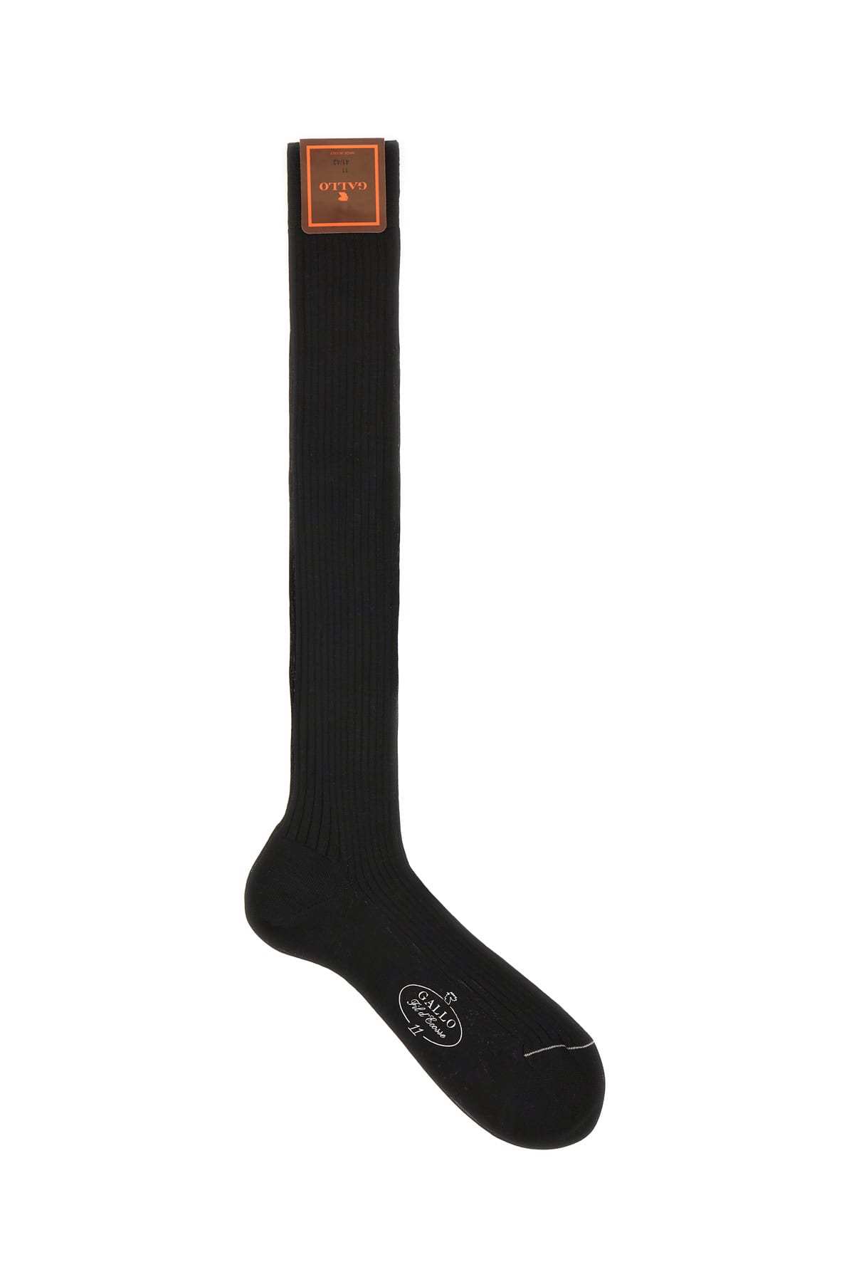 Gallo Black Cotton Socks